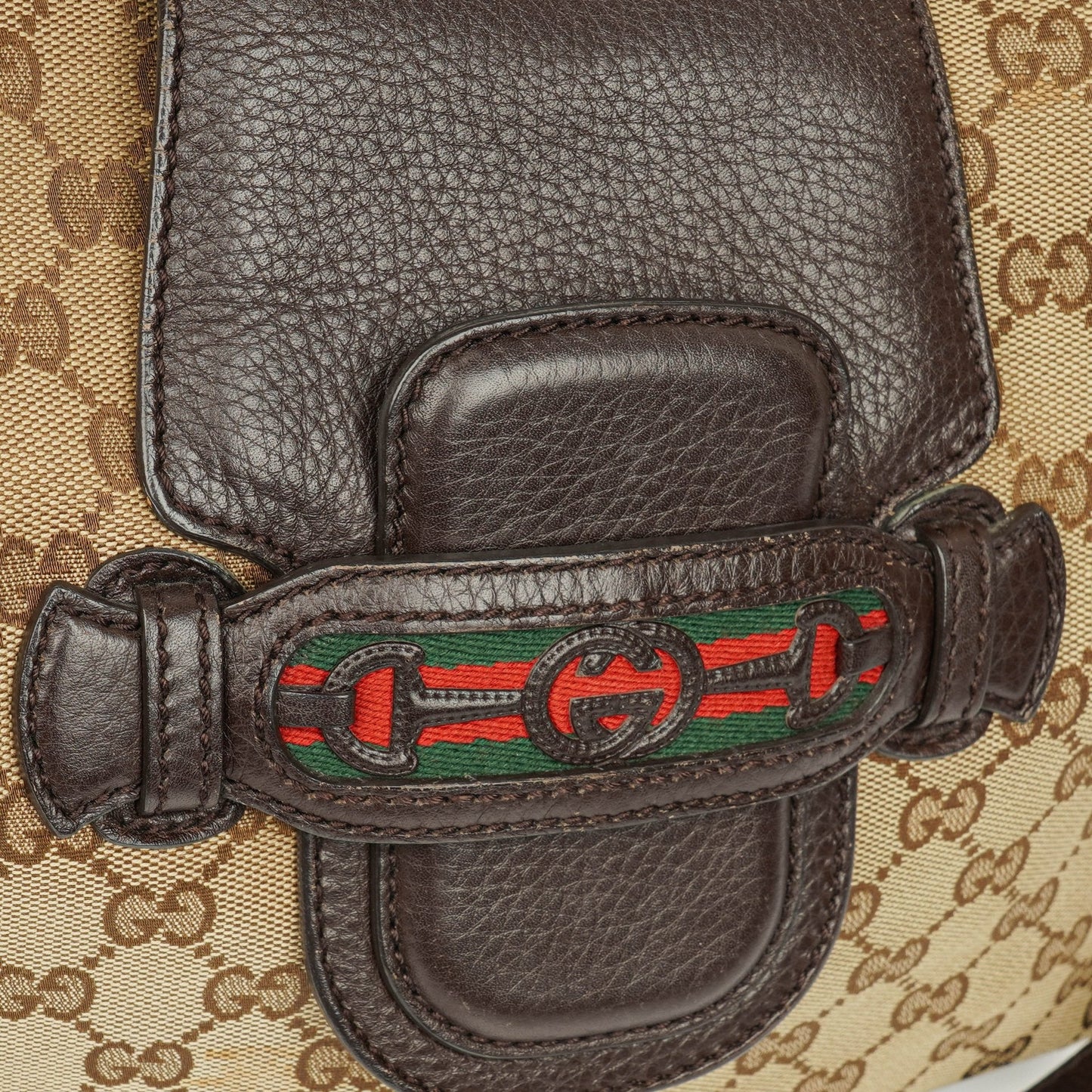 Gucci GG Canvas Dressage Hobo Bag