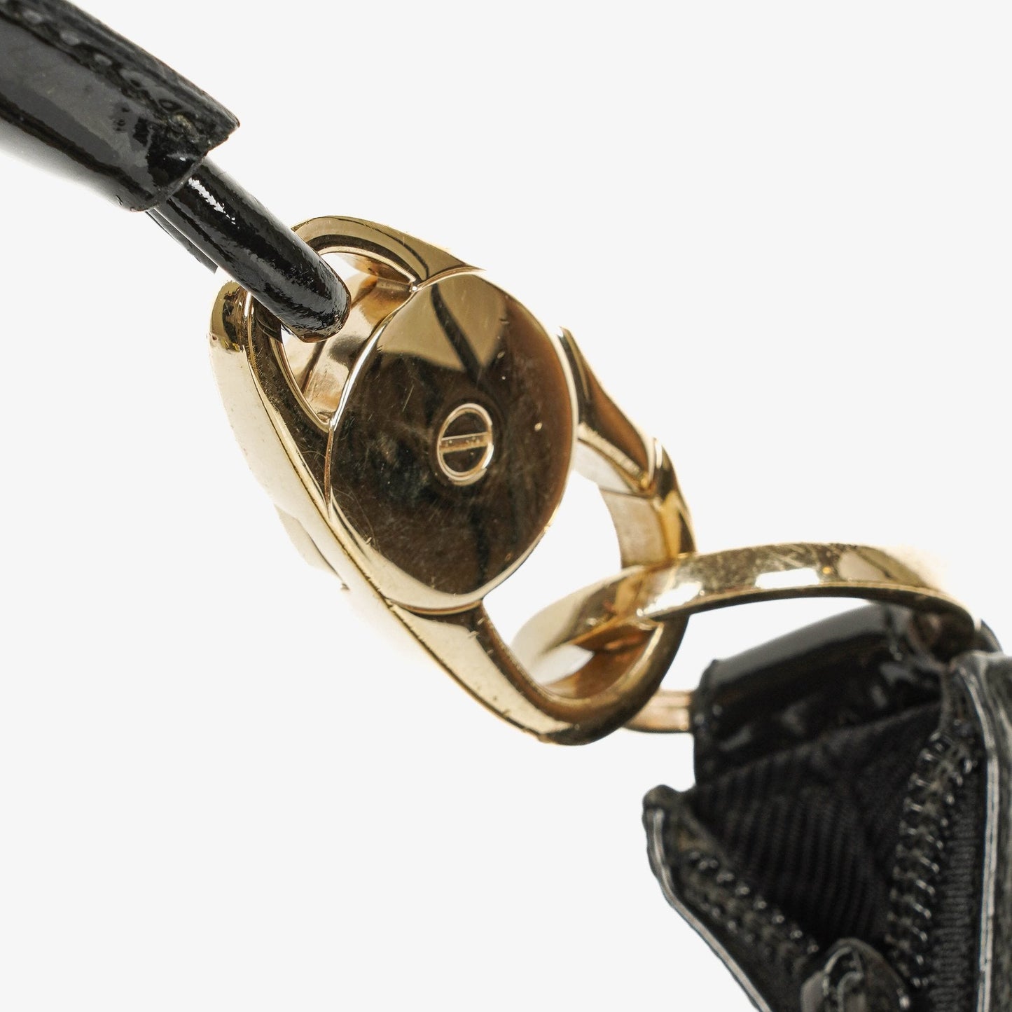 Gucci GG Canvas Handle Ring Hobo Bag