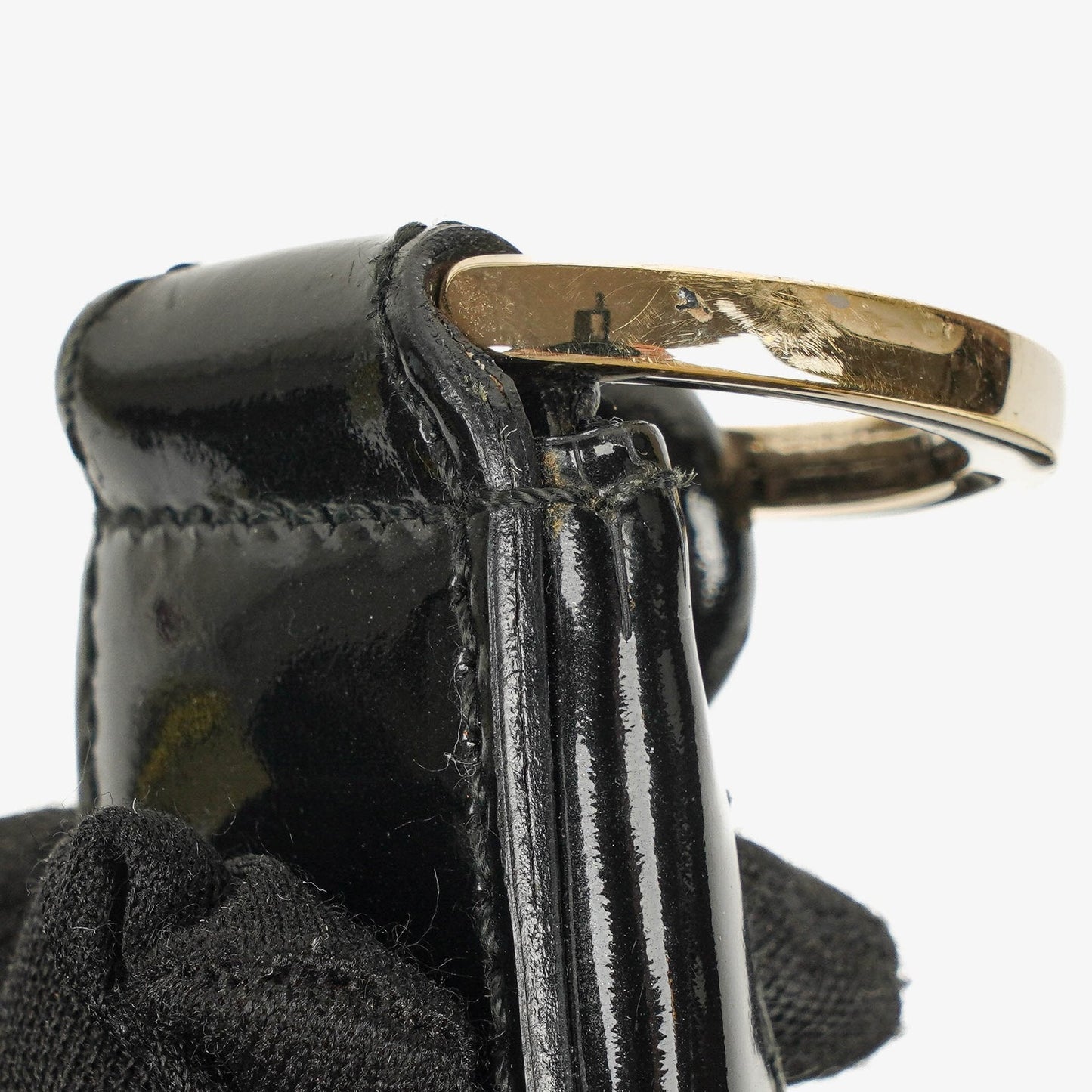 Gucci GG Canvas Handle Ring Hobo Bag