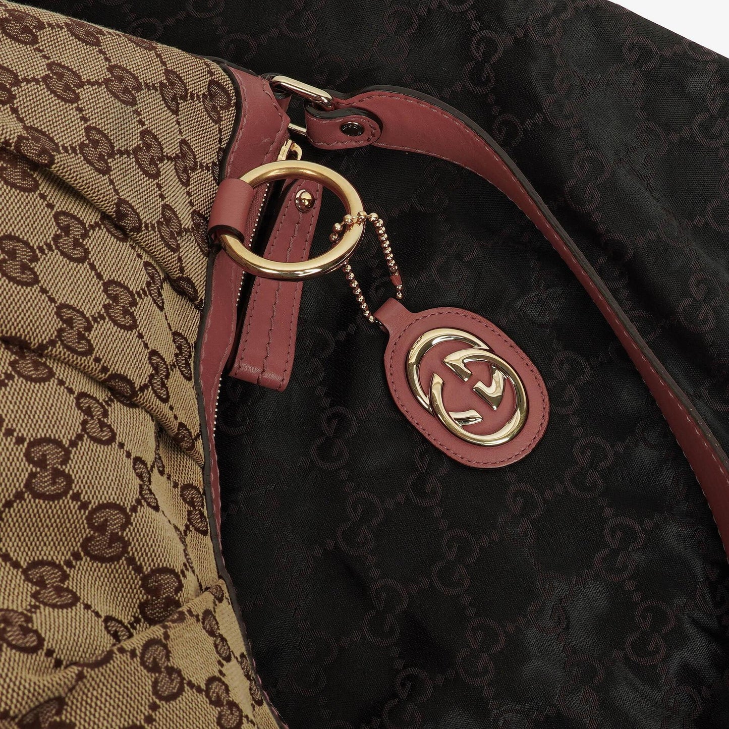 Gucci GG Canvas Medium Sukey Shoulder Hobo Bag