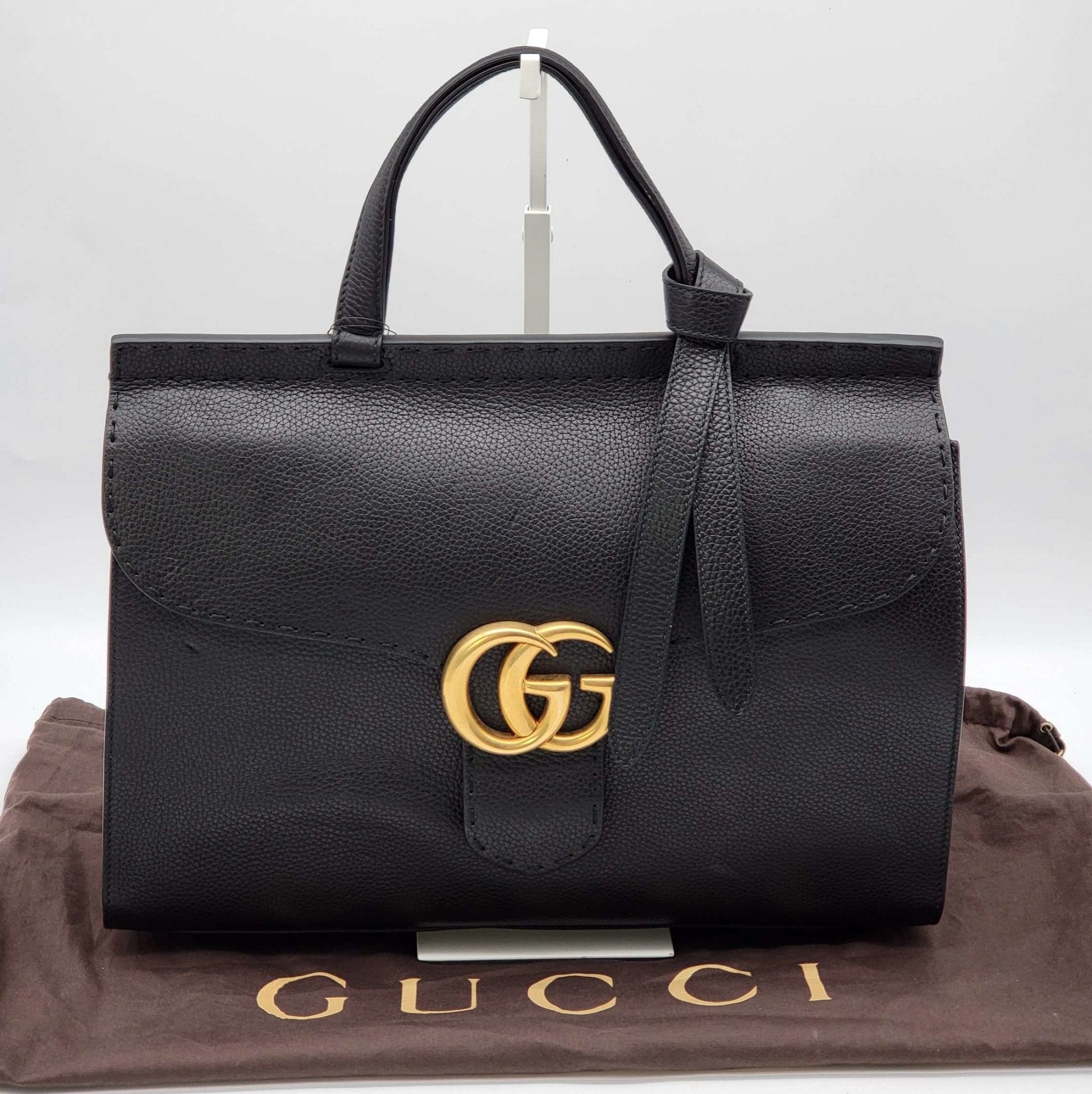Gucci Guccissima Black Shoulder Bag Style 3