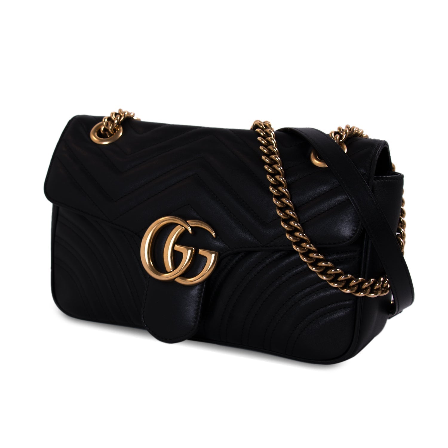 Gucci GG Marmont Quilted Chain Shoulder Bag Style 3