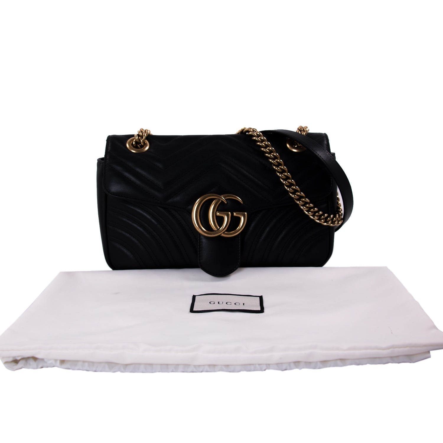 Gucci GG Marmont Quilted Chain Shoulder Bag Style 3