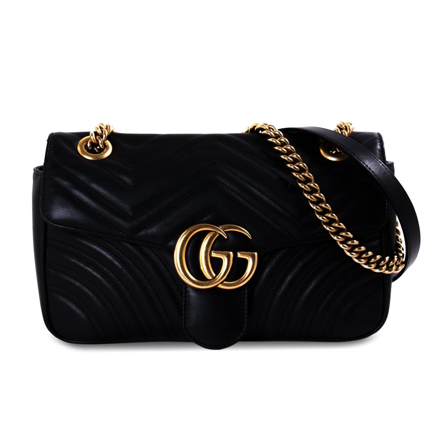 Gucci GG Marmont Quilted Chain Shoulder Bag Style 3