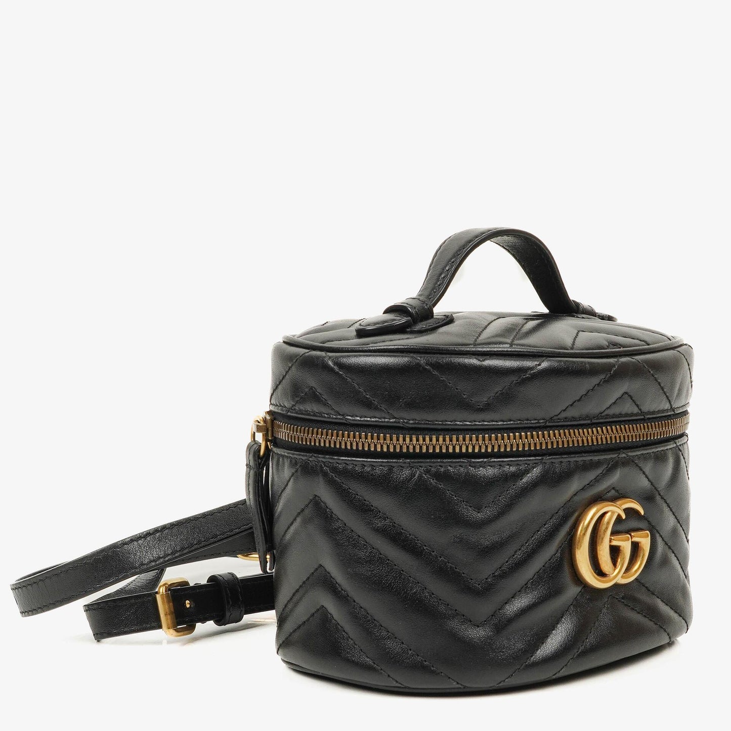 Gucci GG Marmont Round Black Backpack
