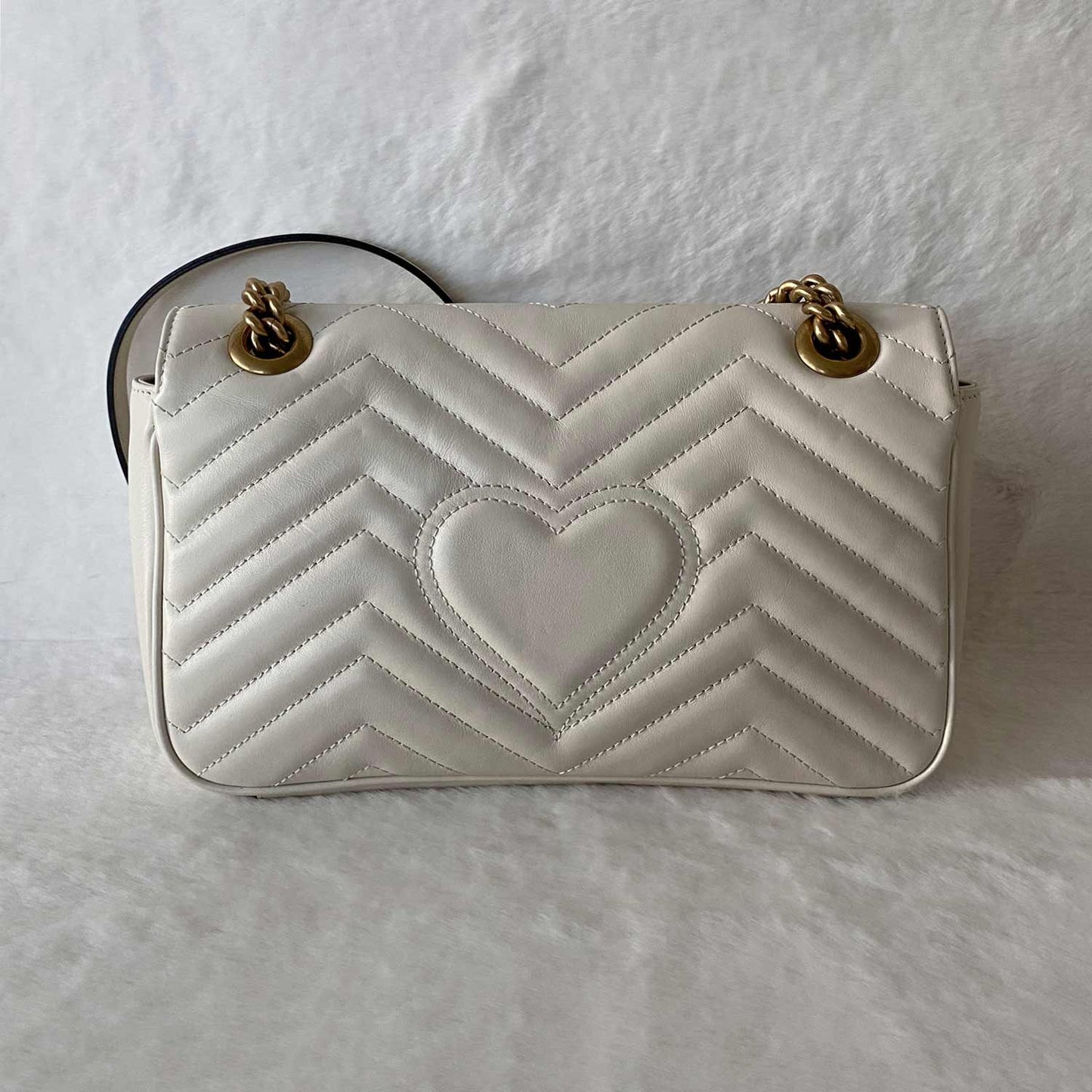 Gucci GG Marmont Leather Chain Shoulder Bag Style 12