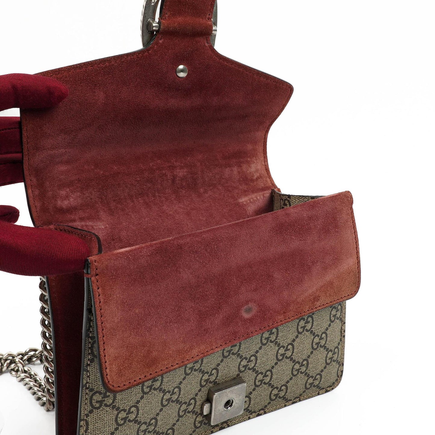 Gucci GG Supreme Monogram Blooms Mini Dionysus Shoulder Bag
