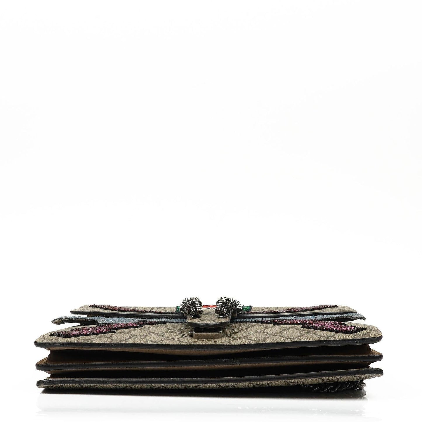 Gucci Dionysus GG Supreme Lightning Embroidered Medium Shoulder Bag