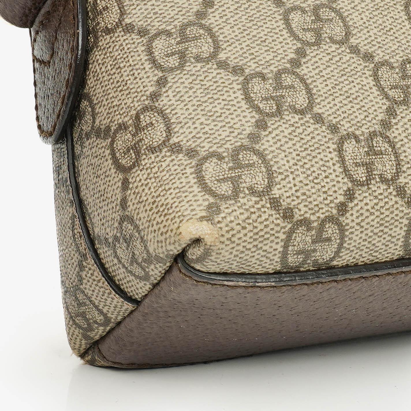 Gucci GG Supreme Monogram Small Dome Ophidia Rounded Top Shoulder Bag