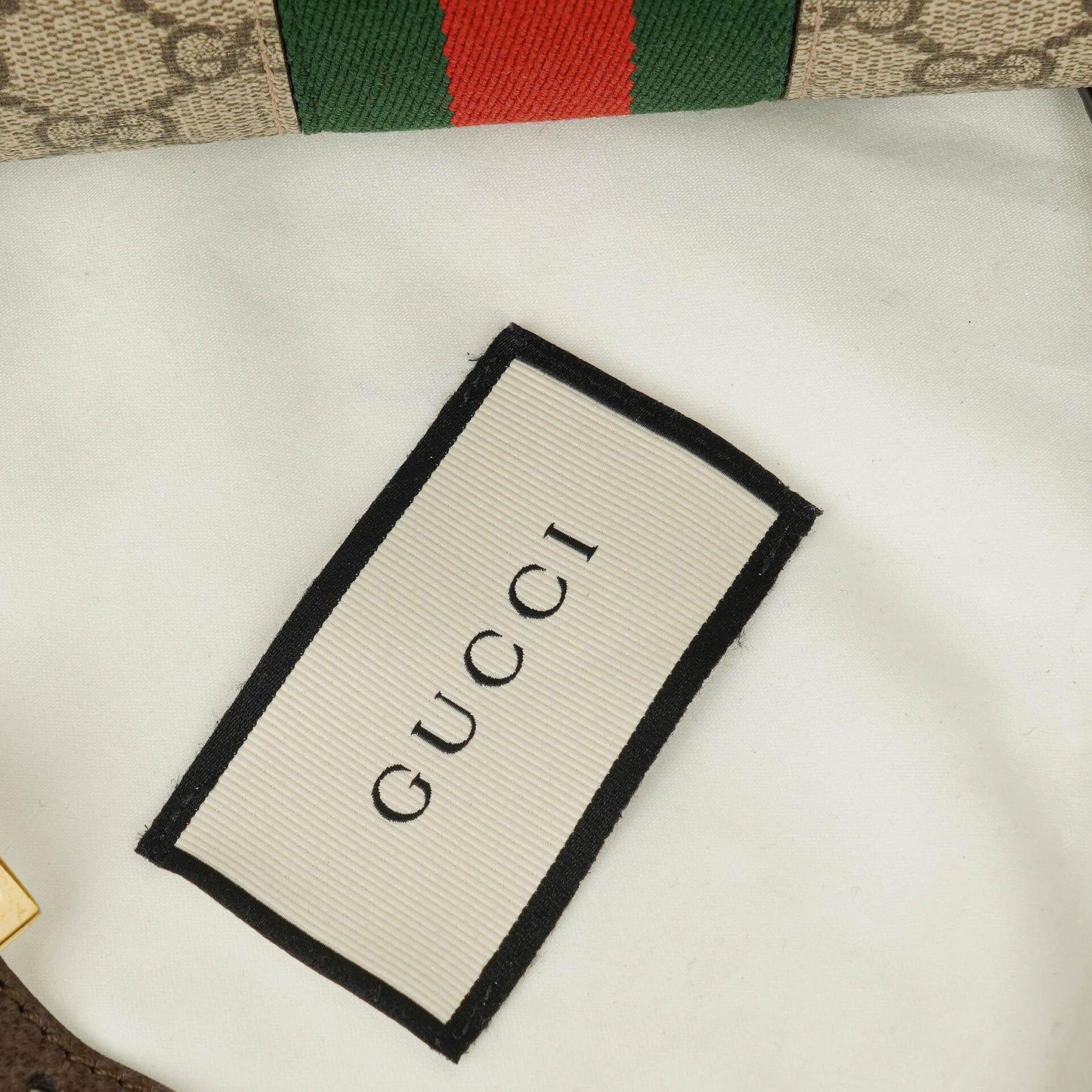Gucci GG Supreme Monogram Small Dome Ophidia Rounded Top Shoulder Bag