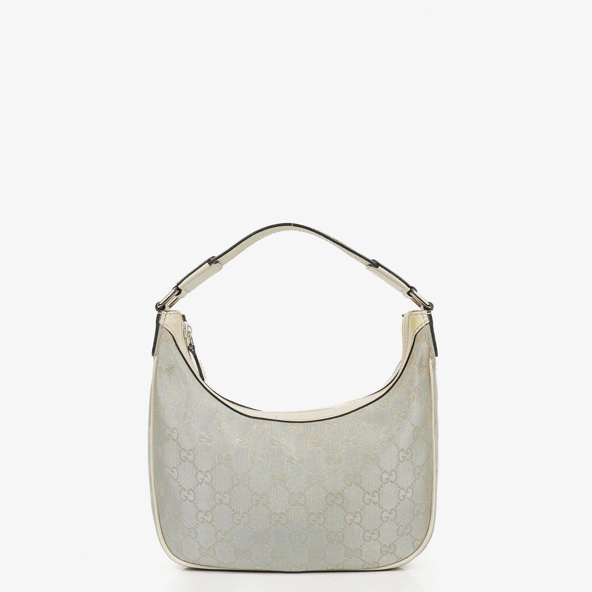 Gucci GG Supreme Pop SIlver Handbag