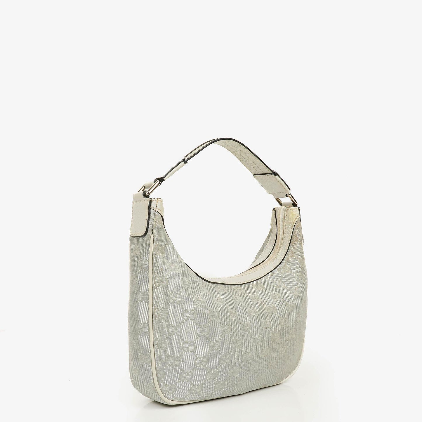 Gucci GG Supreme Pop SIlver Handbag