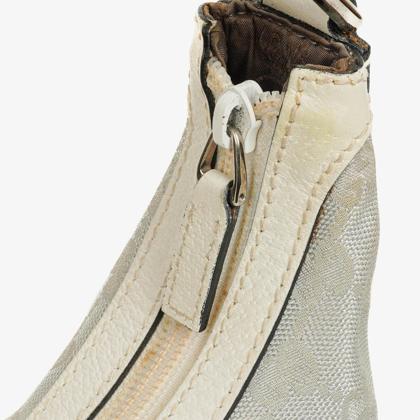 Gucci GG Supreme Pop SIlver Handbag