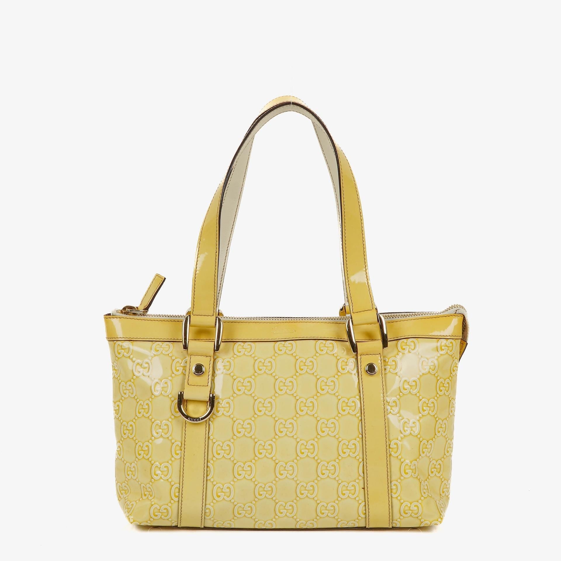 Gucci GG Yellow Abbey Tote Bag