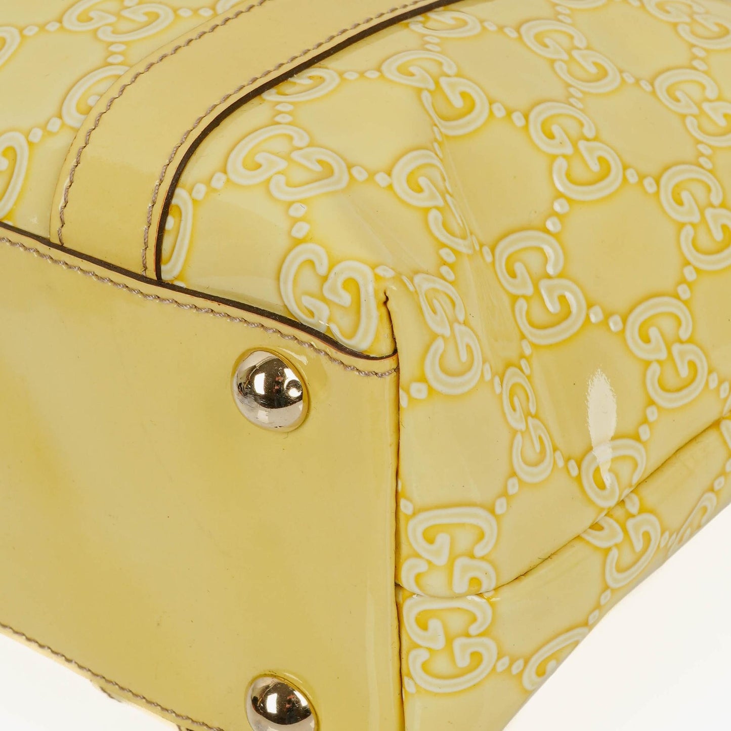 Gucci GG Yellow Abbey Tote Bag
