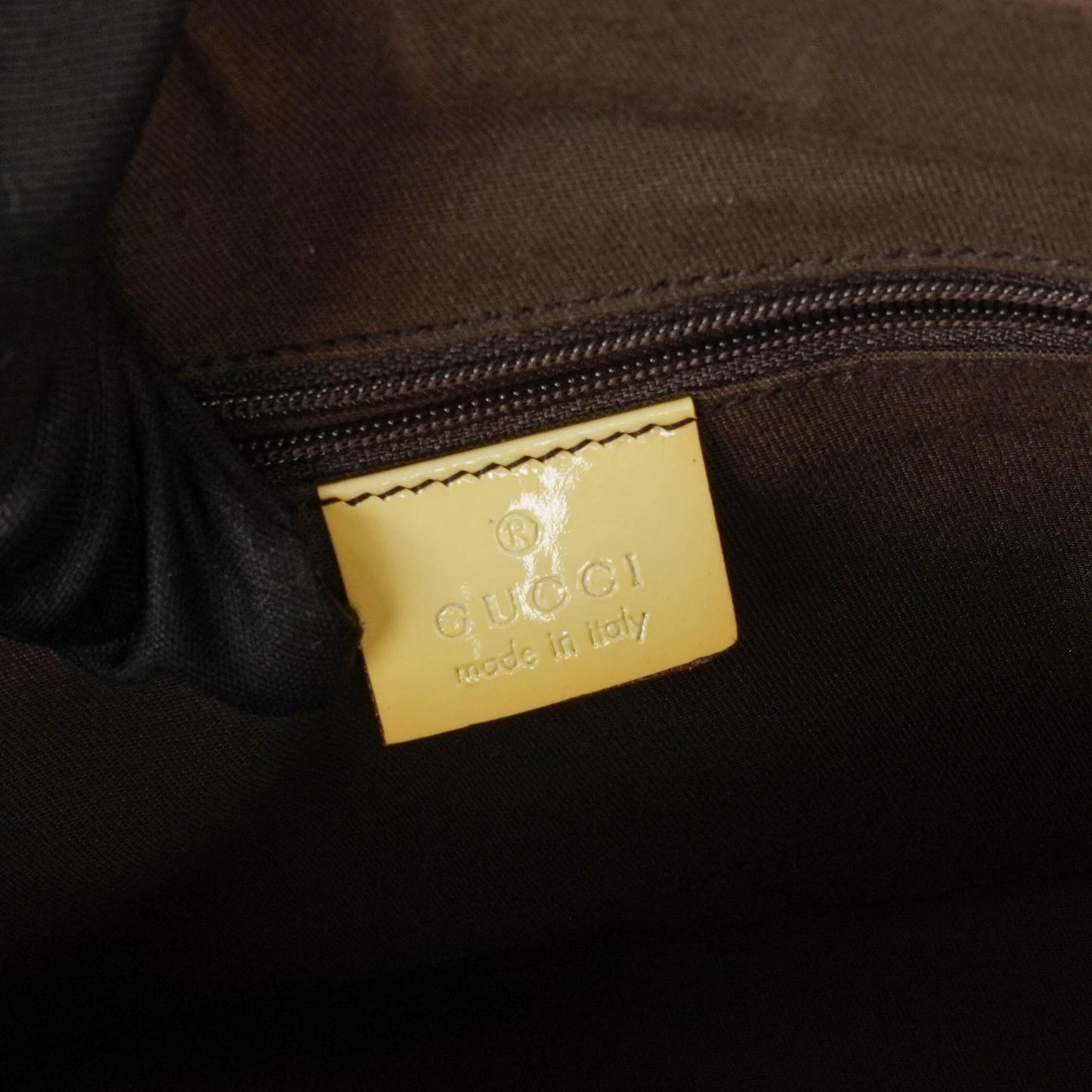 Gucci GG Yellow Abbey Tote Bag