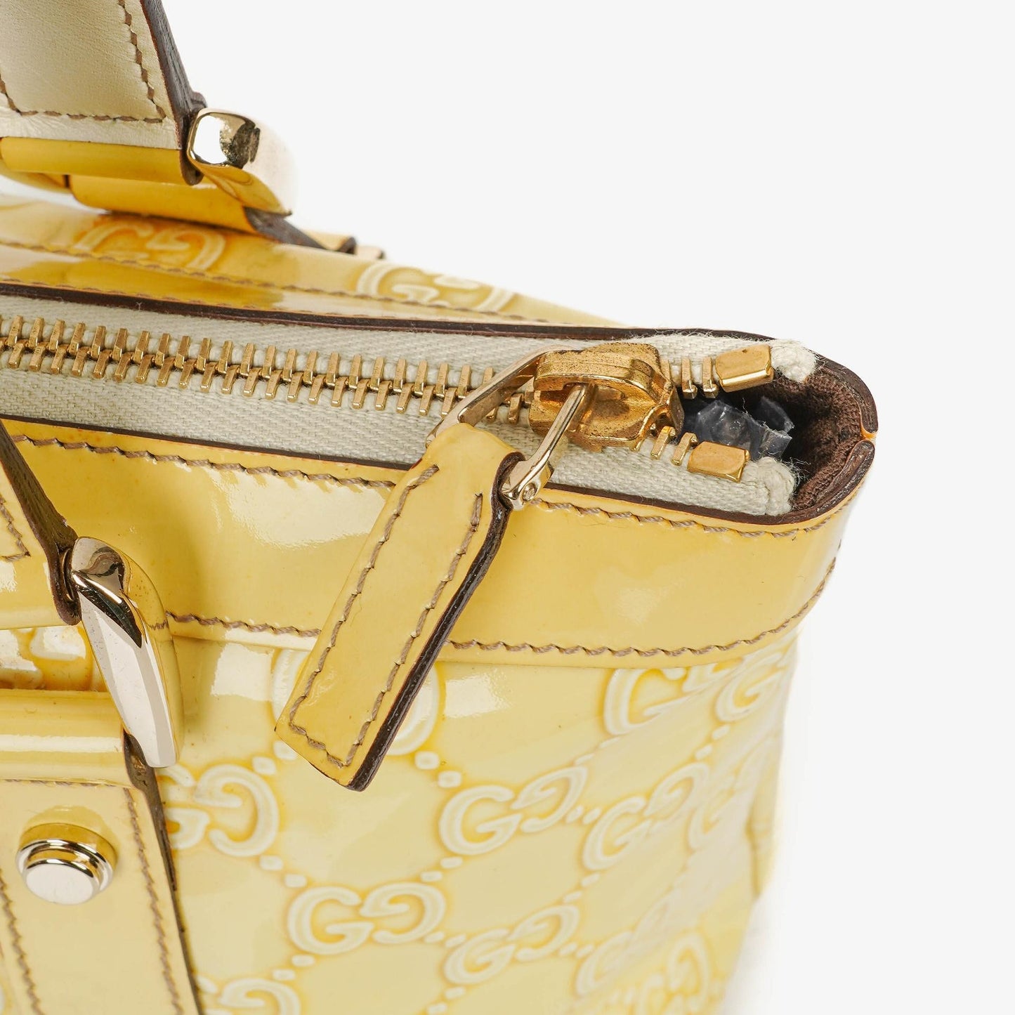 Gucci GG Yellow Abbey Tote Bag