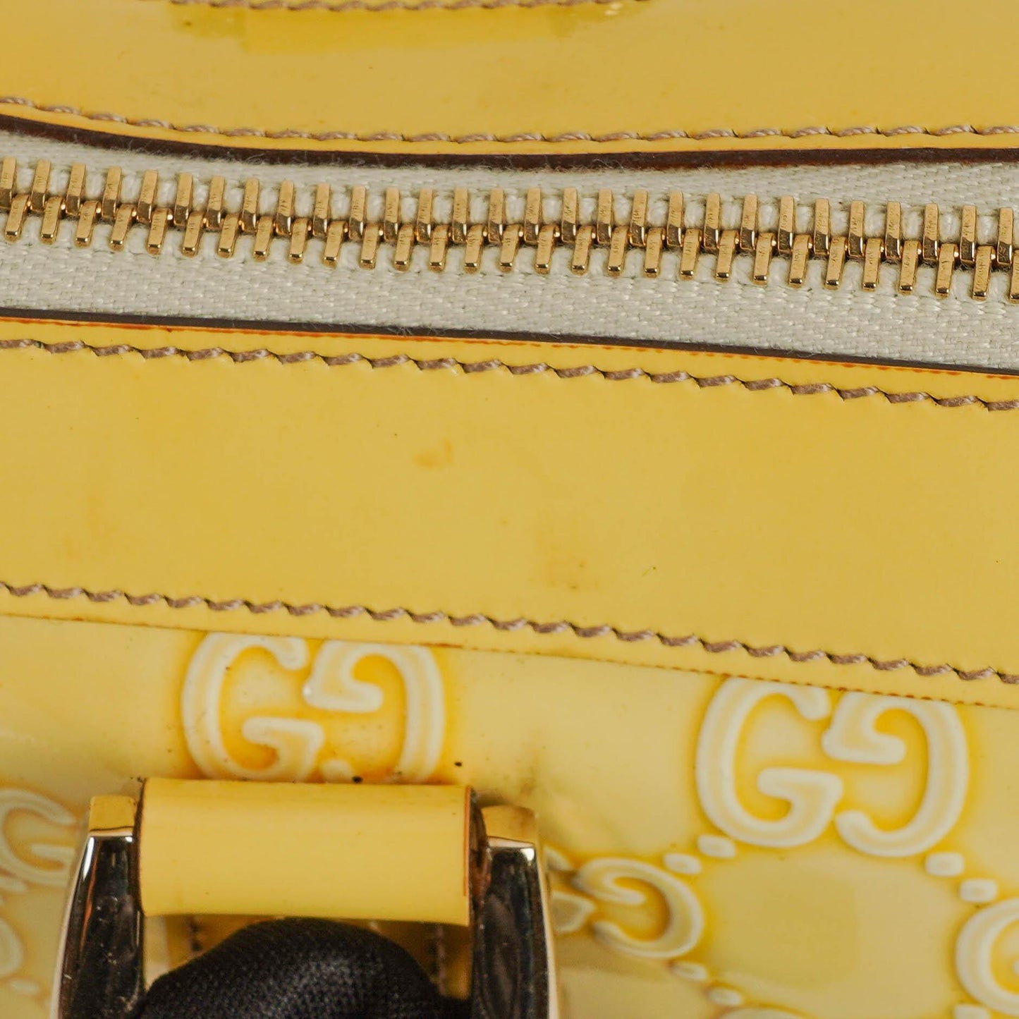 Gucci GG Yellow Abbey Tote Bag