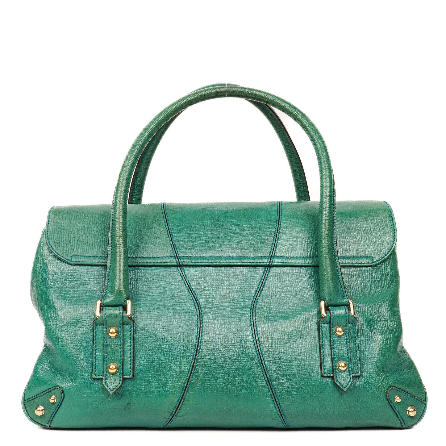 Gucci Grained Calfskin Large Horsebit Chain Flap Bag