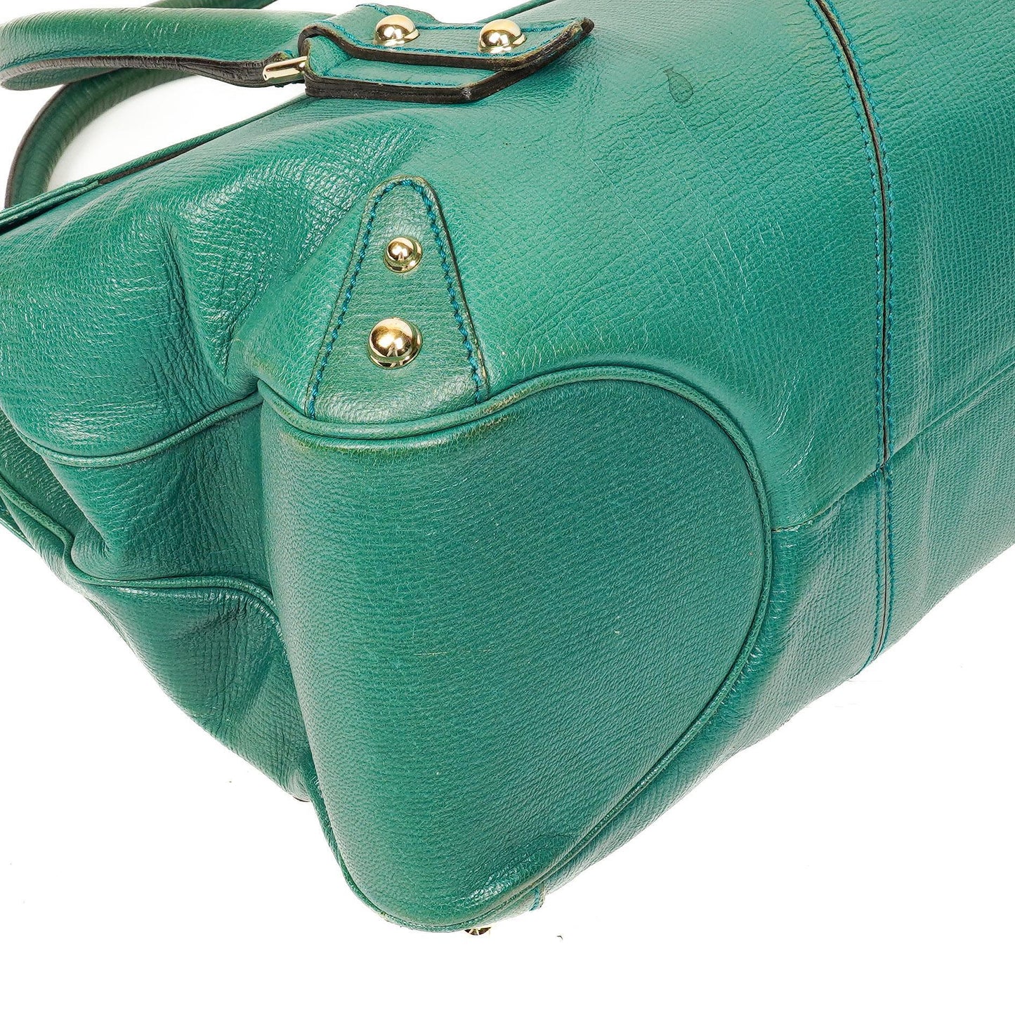 Gucci Grained Calfskin Large Horsebit Chain Flap Bag