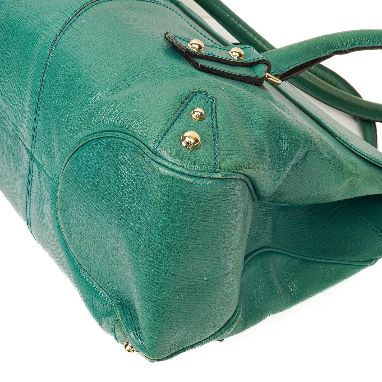 Gucci Grained Calfskin Large Horsebit Chain Flap Bag