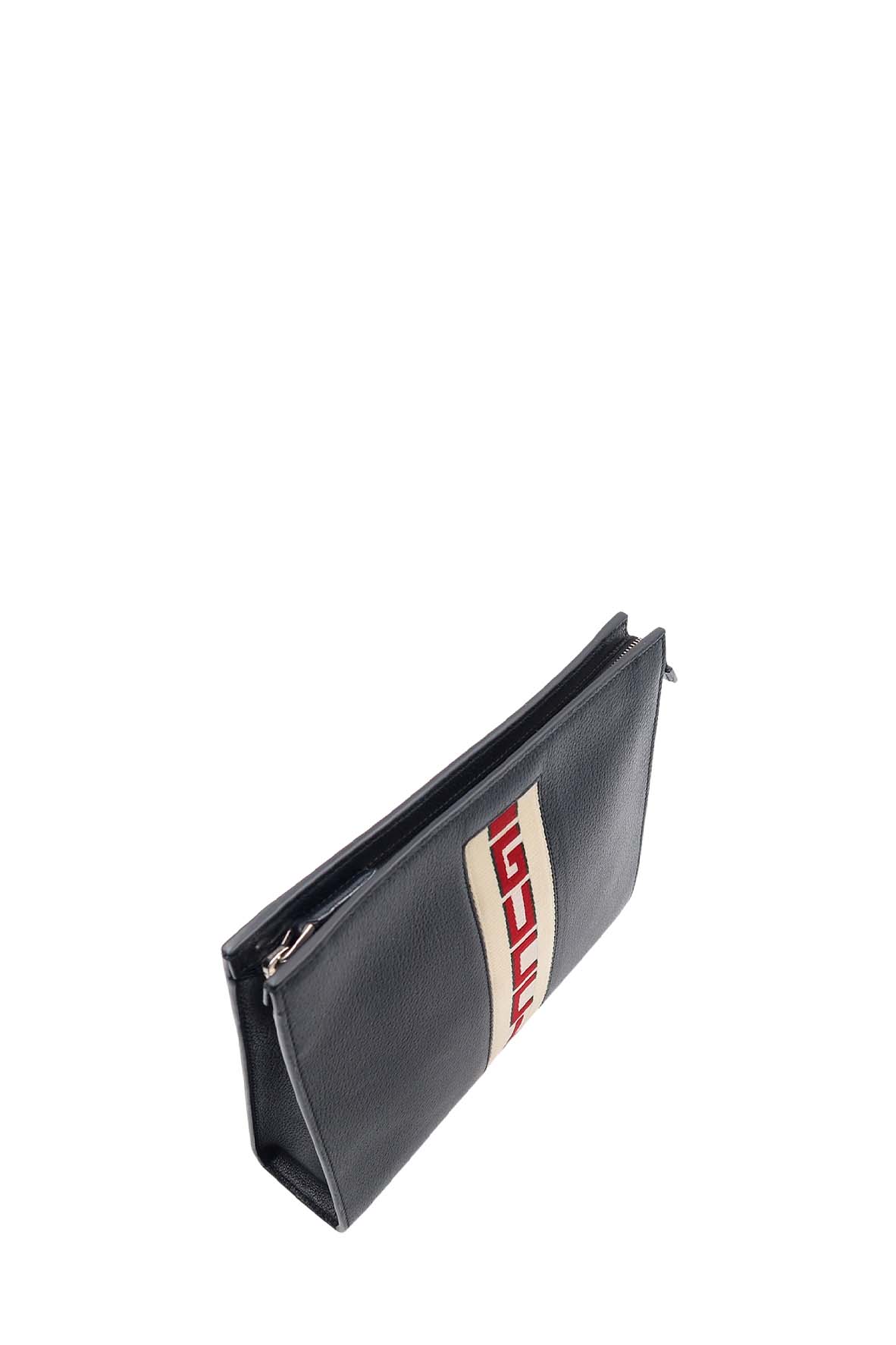 Gucci Black Leather Clutch Style 1