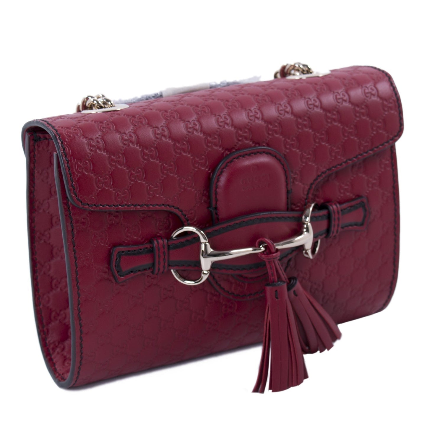 Gucci Guccissima Leather Chain Shoulder Bag Style 6