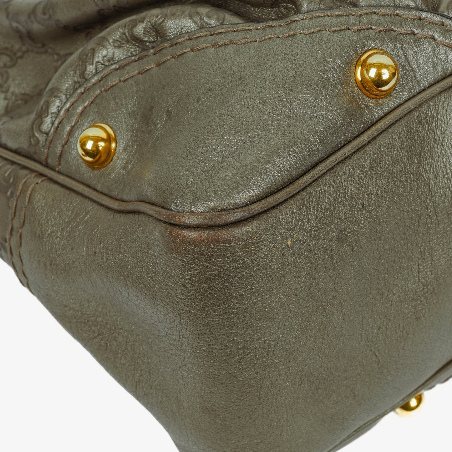 Gucci Guccissima Jokey Leather Hobo Bag