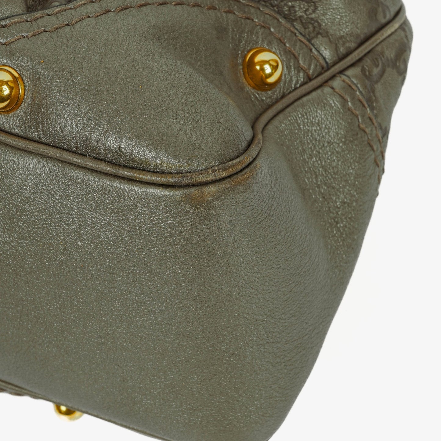 Gucci Guccissima Jokey Leather Hobo Bag