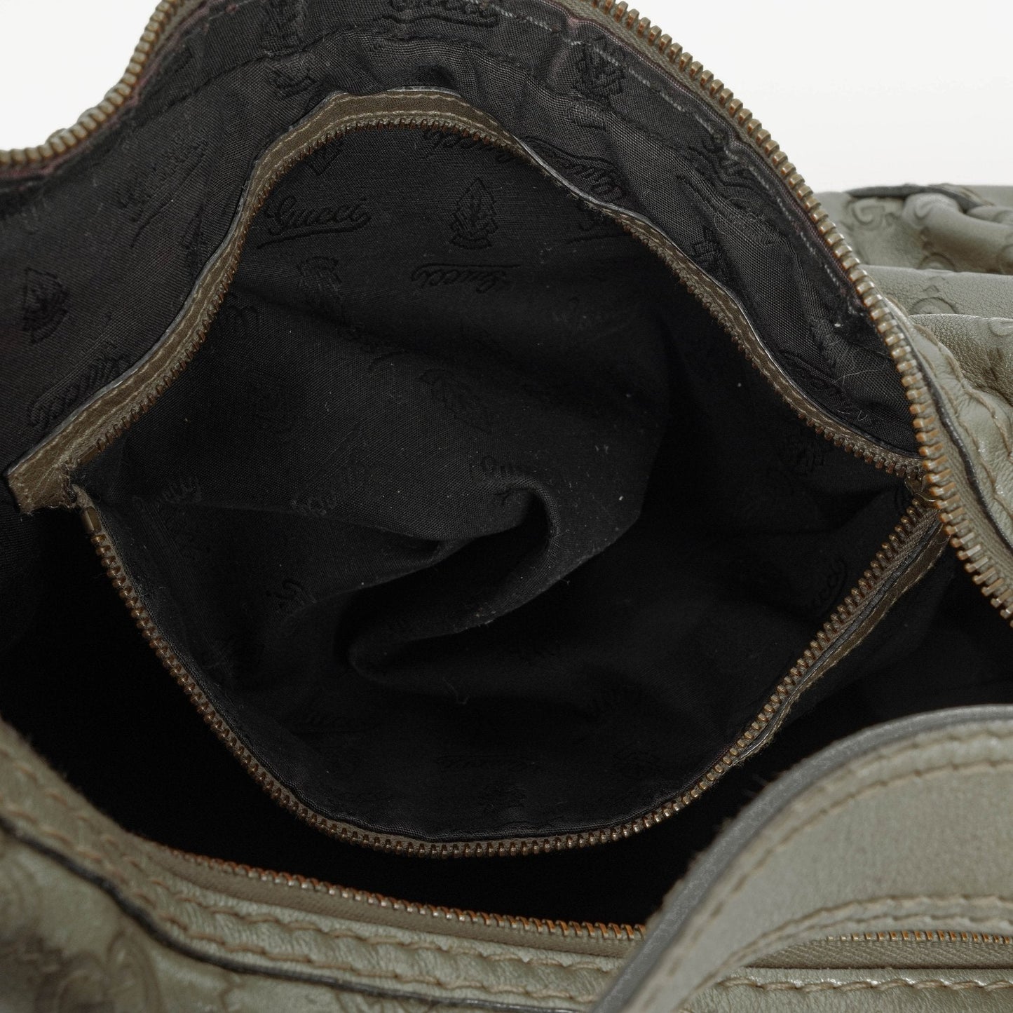 Gucci Guccissima Jokey Leather Hobo Bag