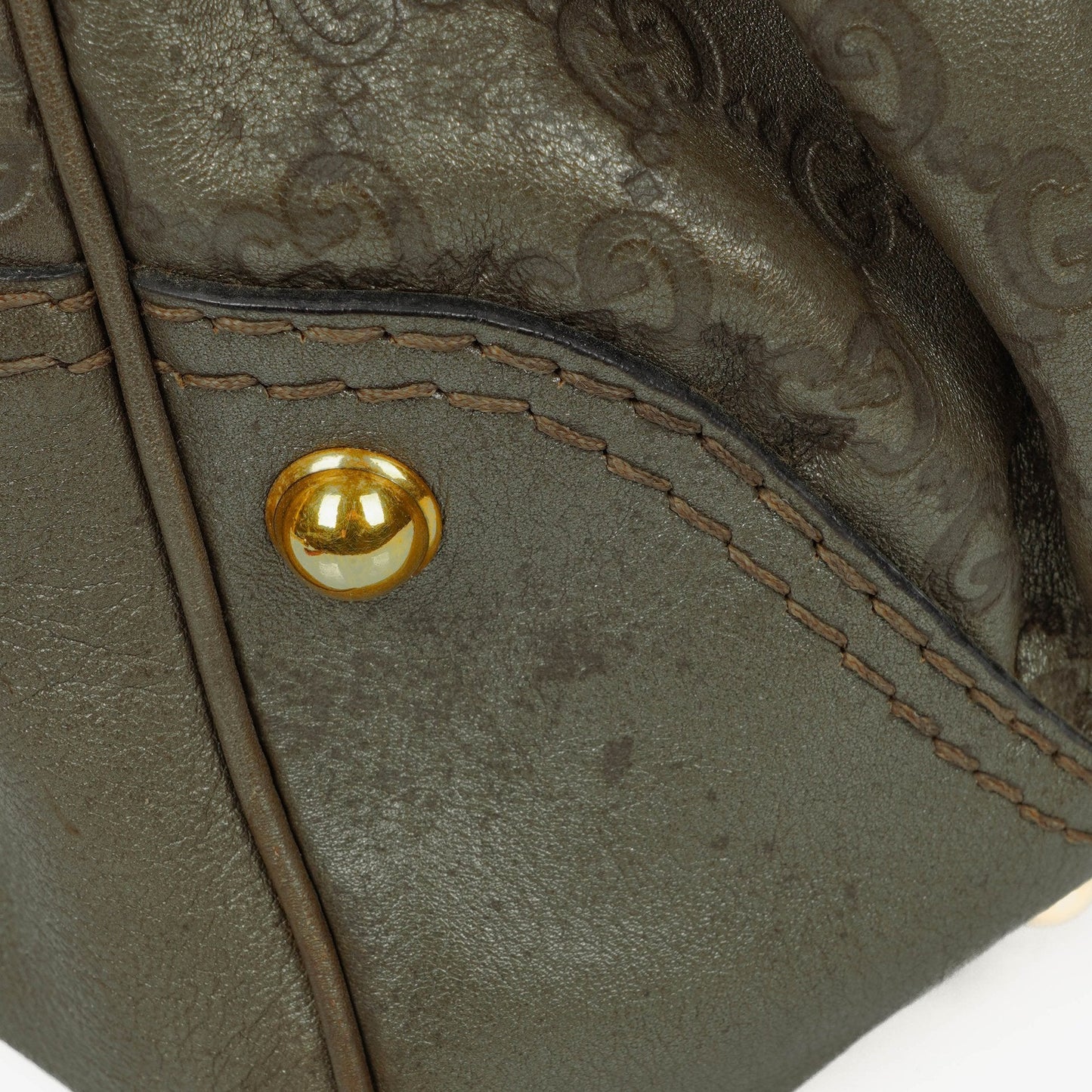 Gucci Guccissima Jokey Leather Hobo Bag