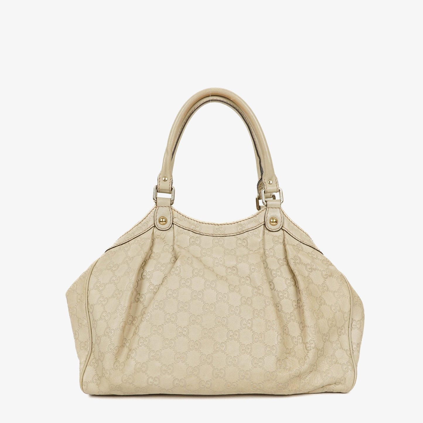 Gucci Guccissima Neutral Leather Suckey Hobo Bag