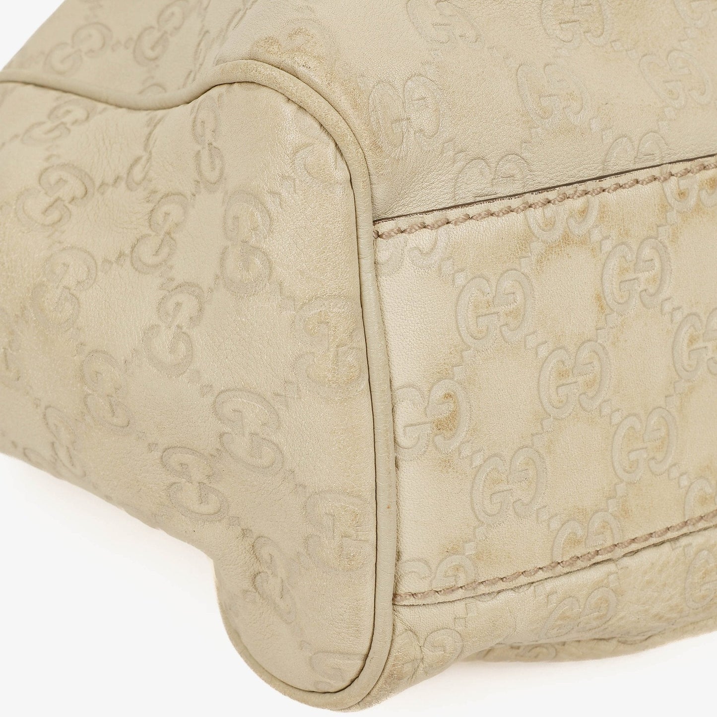 Gucci Guccissima Neutral Leather Suckey Hobo Bag