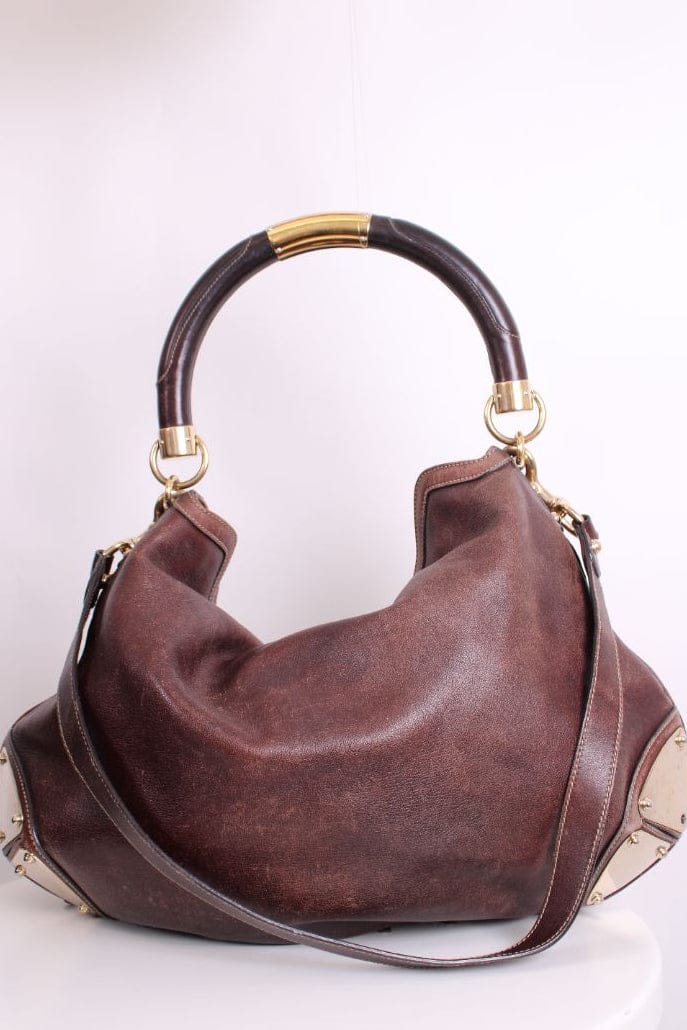 Gucci Lou Leather Shoulder Bag