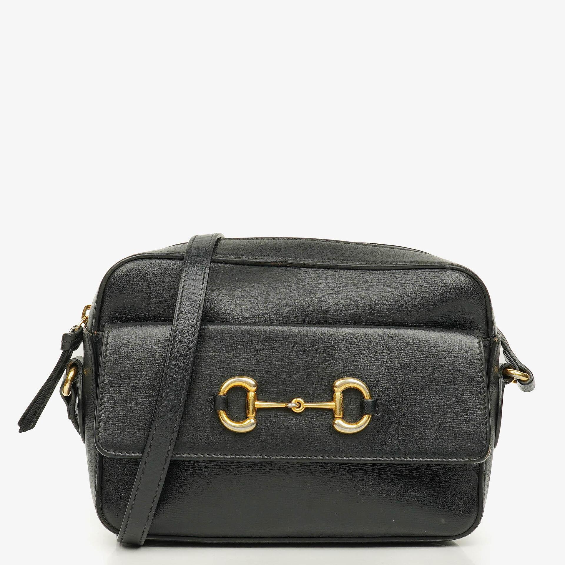 Gucci Horsebit 1955 Black Crossbody Bag