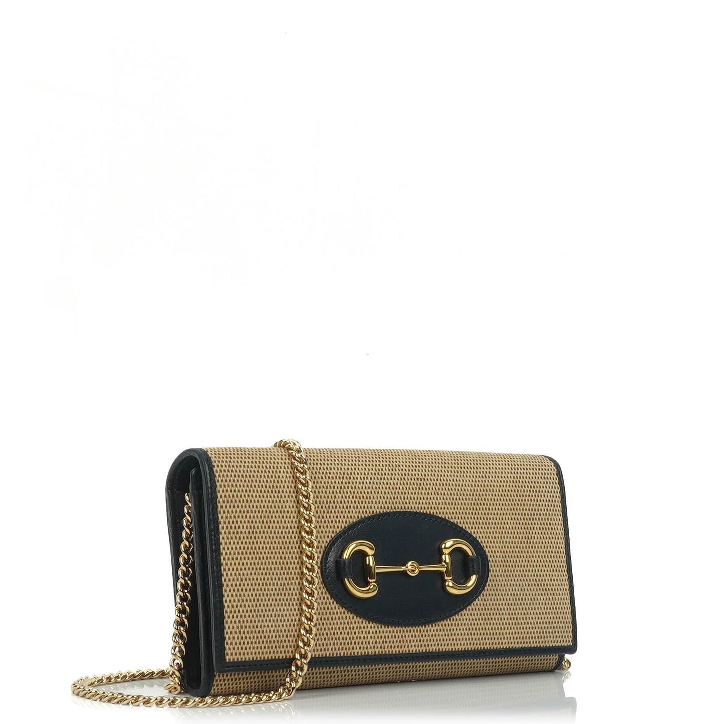 Gucci Horsebit 1955 Canvas Wallet on Chain