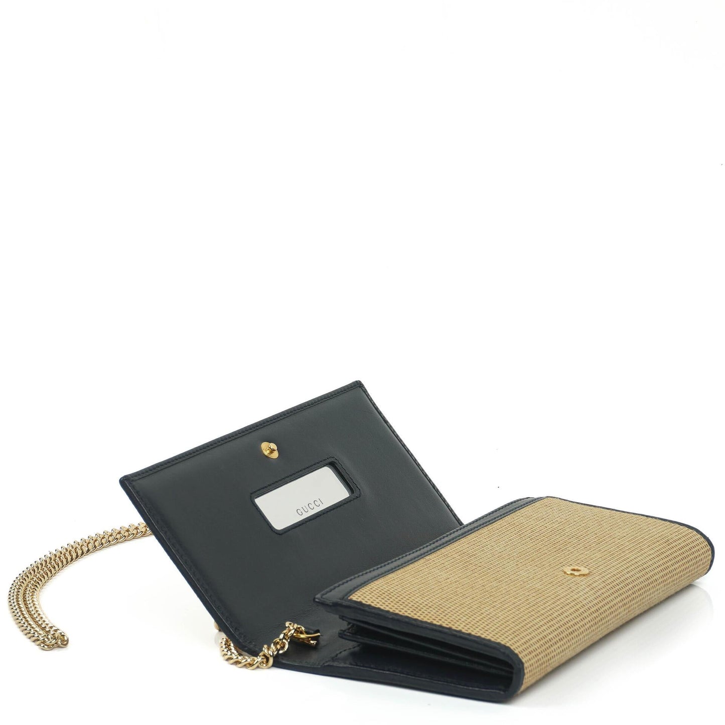 Gucci Horsebit 1955 Canvas Wallet on Chain