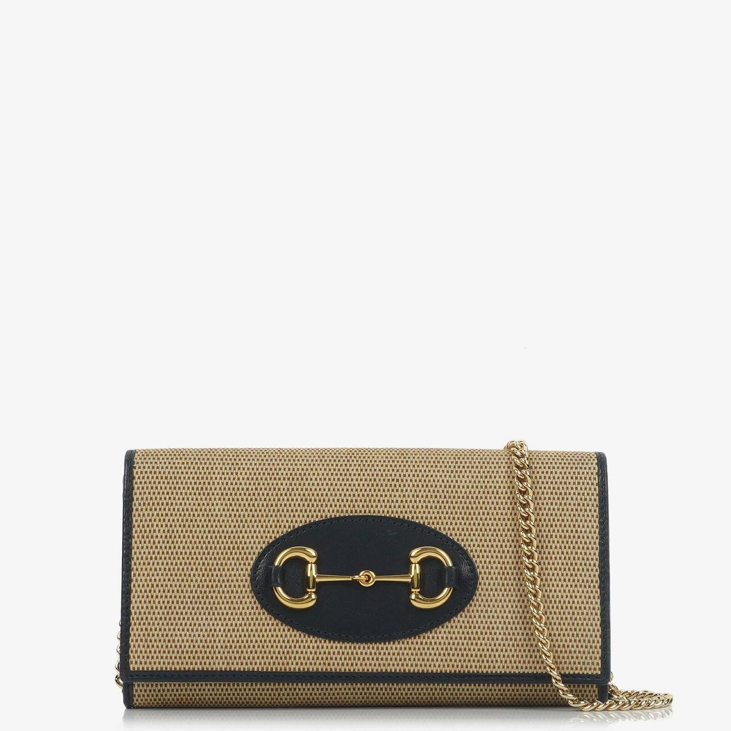 Gucci Horsebit 1955 Canvas Wallet on Chain