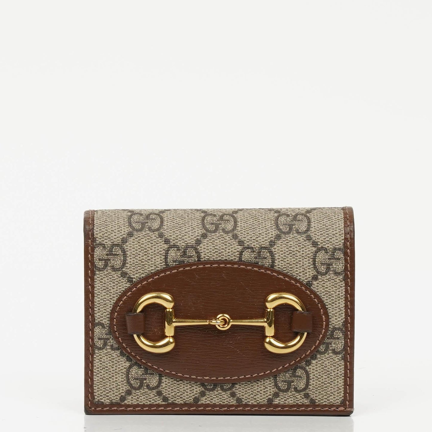 Gucci Horsebit 1955 GG Supreme Monogram Canvas Card Case Wallet
