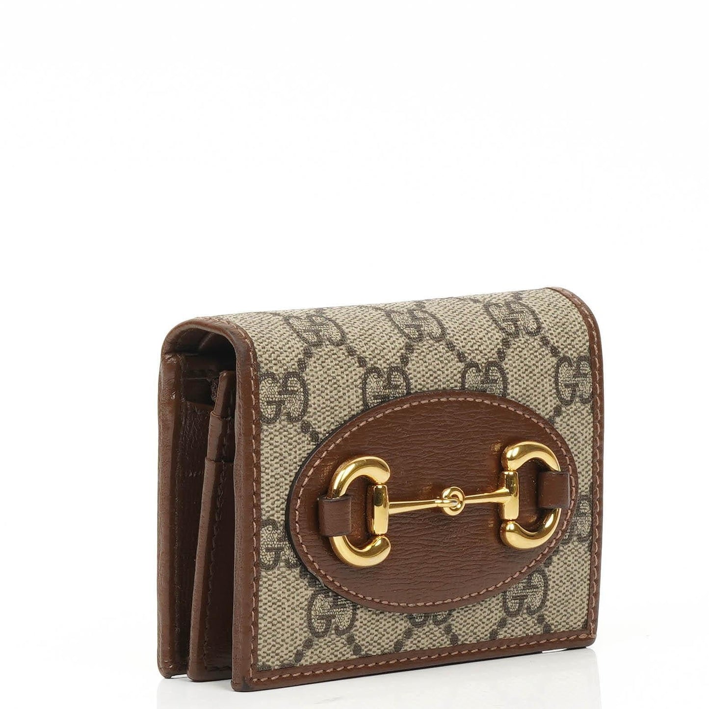 Gucci Horsebit 1955 GG Supreme Monogram Canvas Card Case Wallet