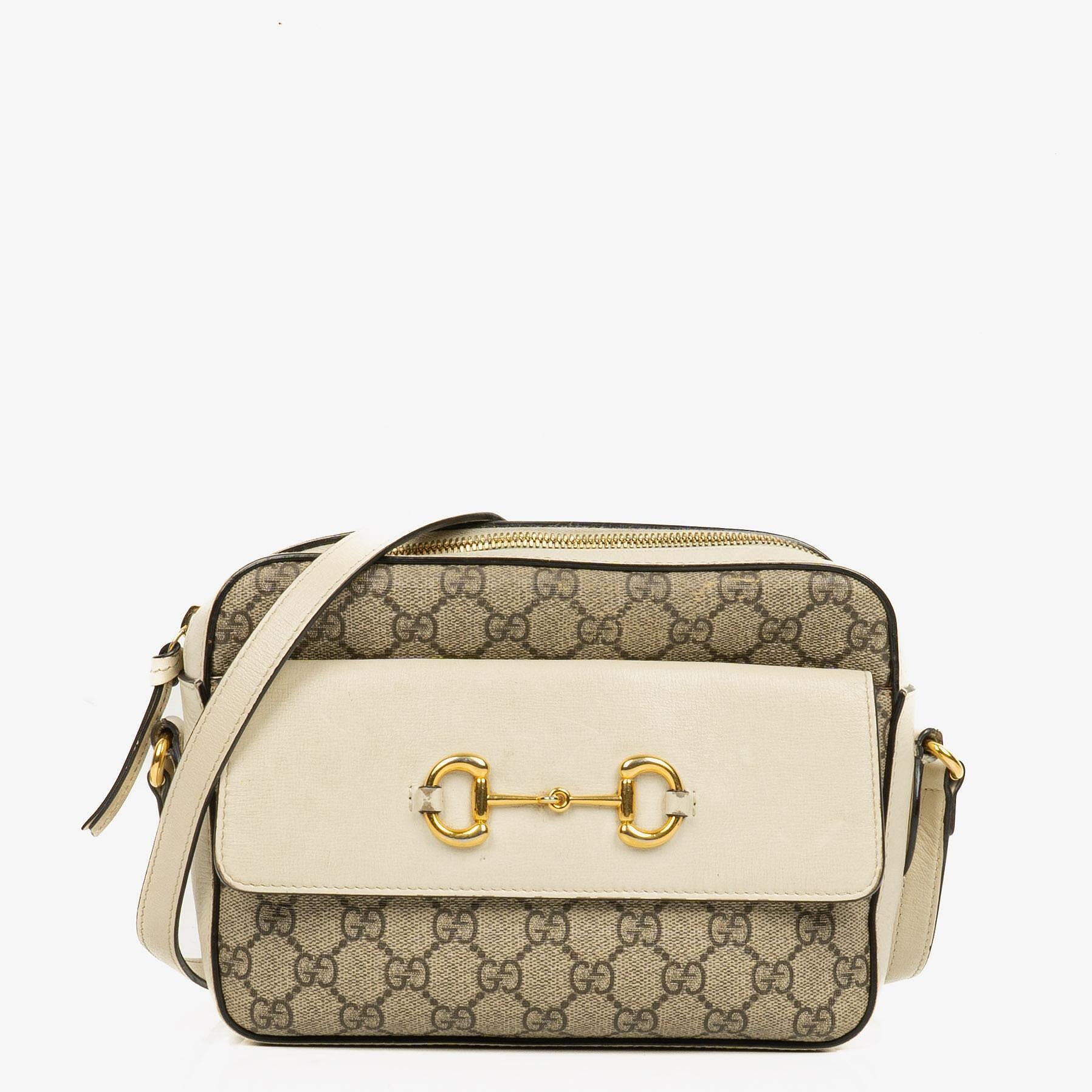 Gucci Horsebit 1955 GG Supreme Monogram Small Shoulder Bag