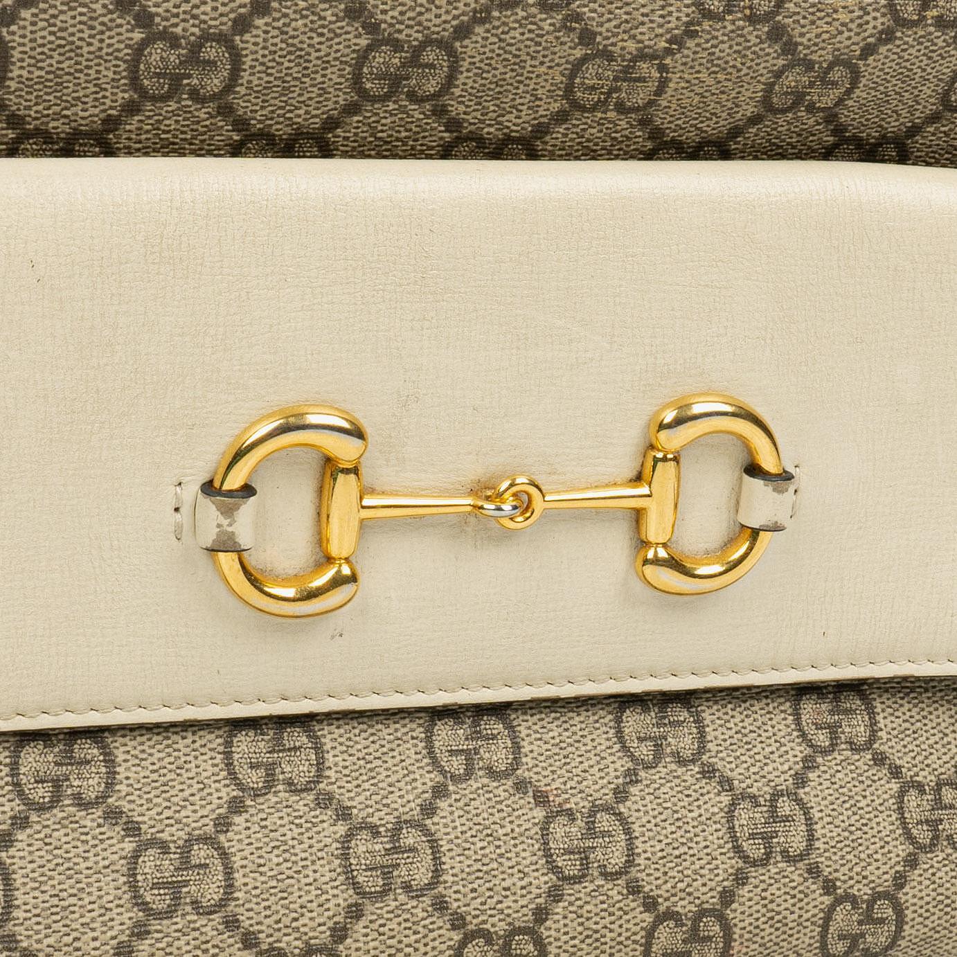Gucci Horsebit 1955 GG Supreme Monogram Small Shoulder Bag