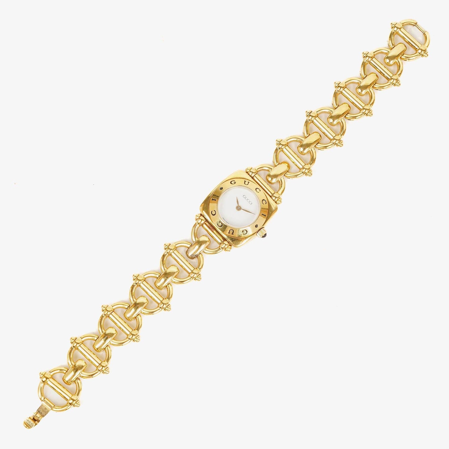 Gucci Horsebit Stainless Steel 21mm 6400L Quartz Watch