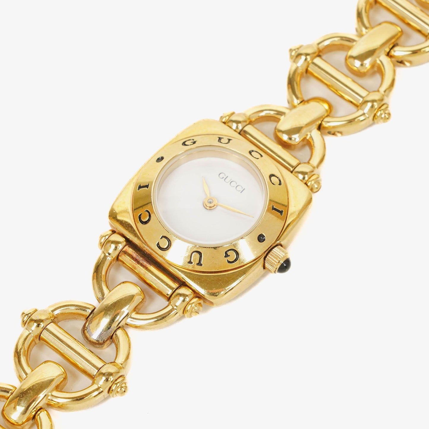 Gucci Horsebit Stainless Steel 21mm 6400L Quartz Watch