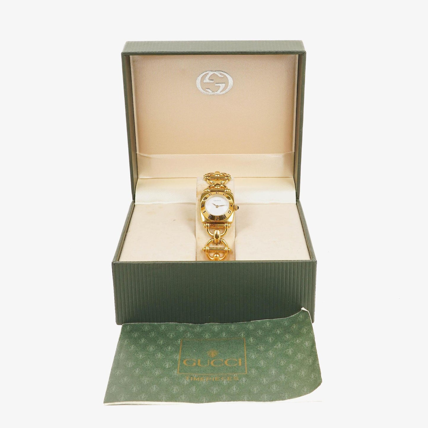 Gucci Horsebit Stainless Steel 21mm 6400L Quartz Watch