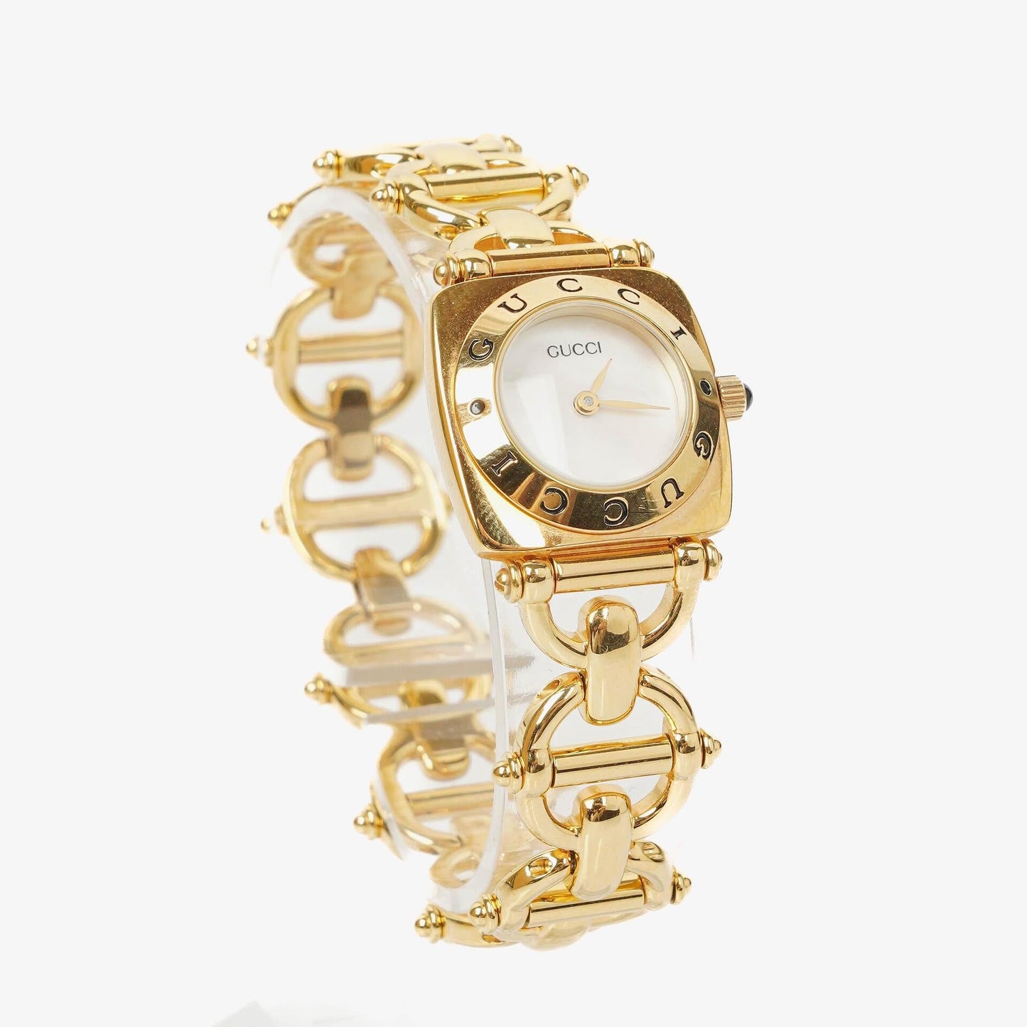 Gucci Horsebit Stainless Steel 21mm 6400L Quartz Watch