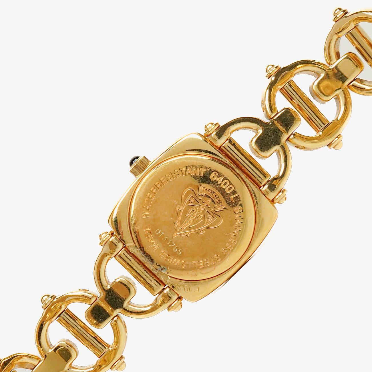 Gucci Horsebit Stainless Steel 22mm 6400L Quartz Watch
