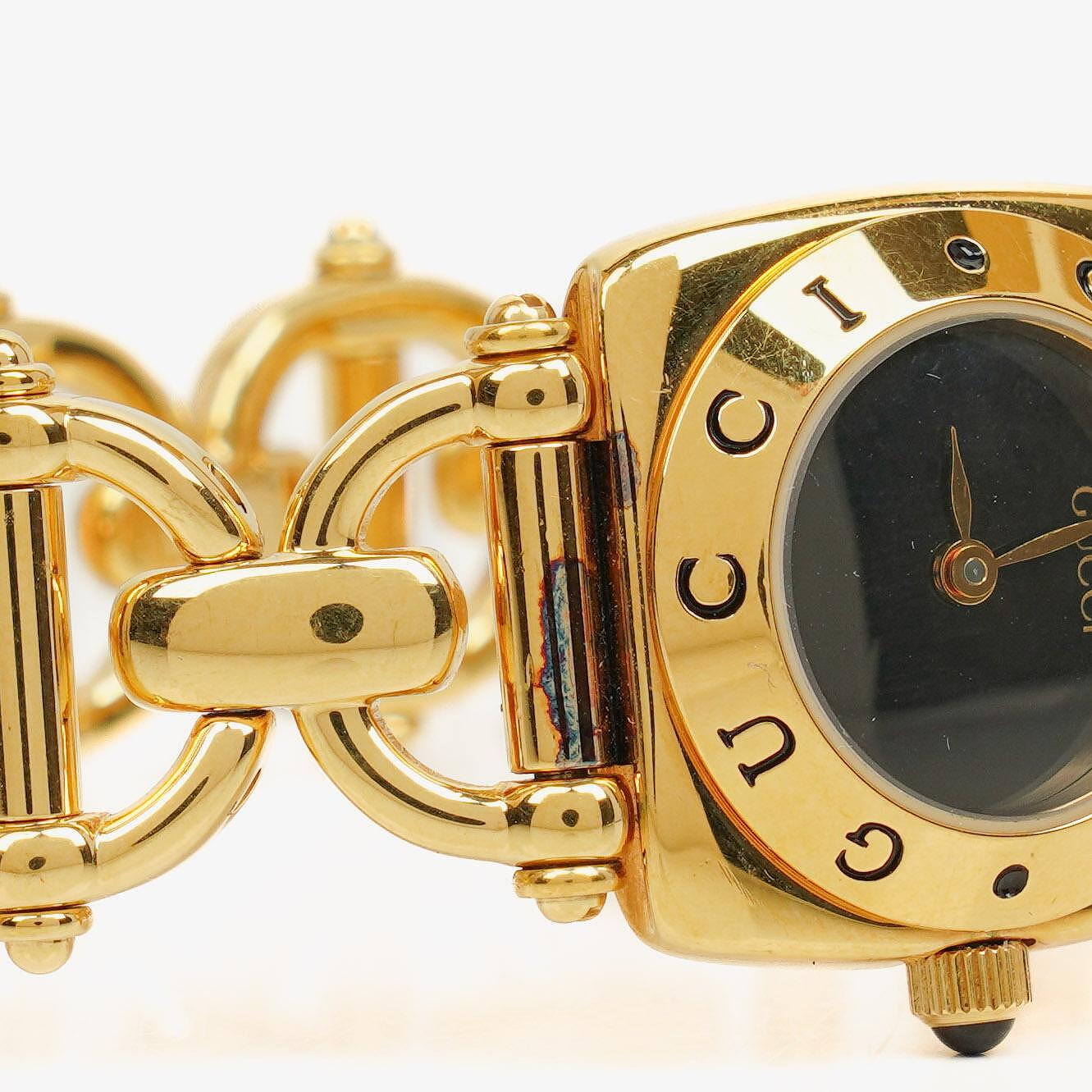 Gucci Horsebit Stainless Steel 22mm 6400L Quartz Watch