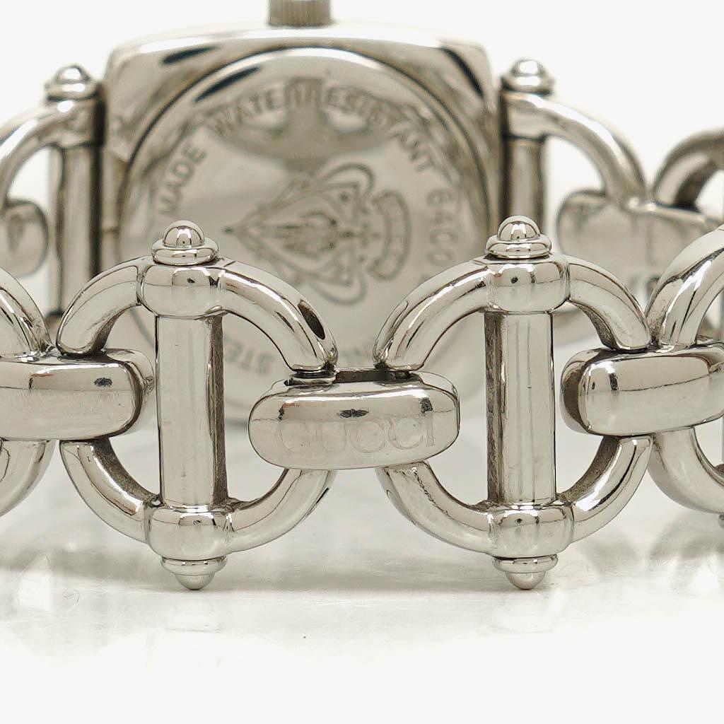 Gucci Horsebit Stainless Steel 22mm 6400L Quartz Watch