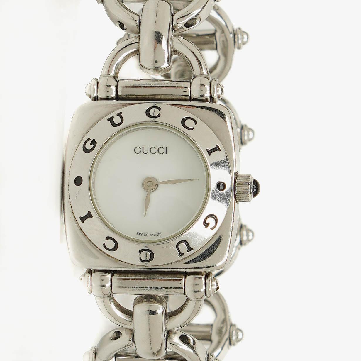 Gucci Horsebit Stainless Steel 22mm 6400L Quartz Watch